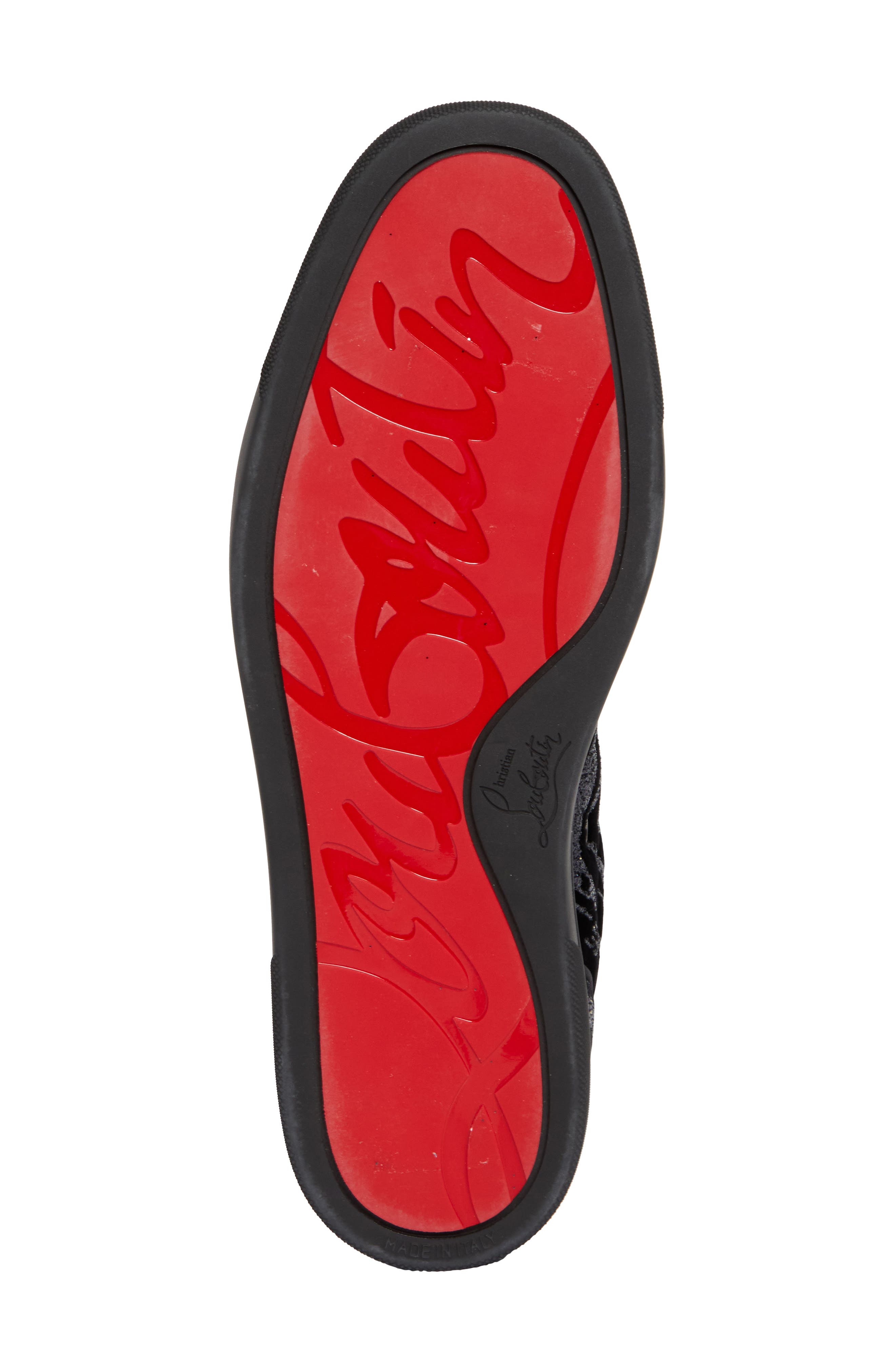 Louis Junior Spikes Orlato Sneaker, Alternate, color, BLACK