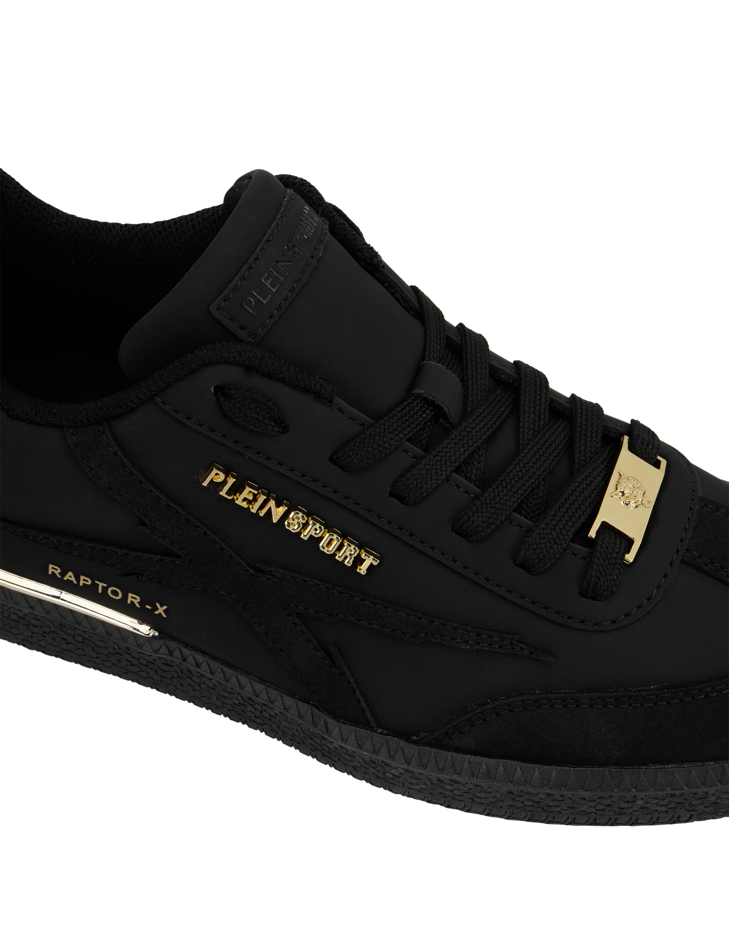 Low-Top Sneakers Raptor-X Unisex, Alternate, color, black/lightgold