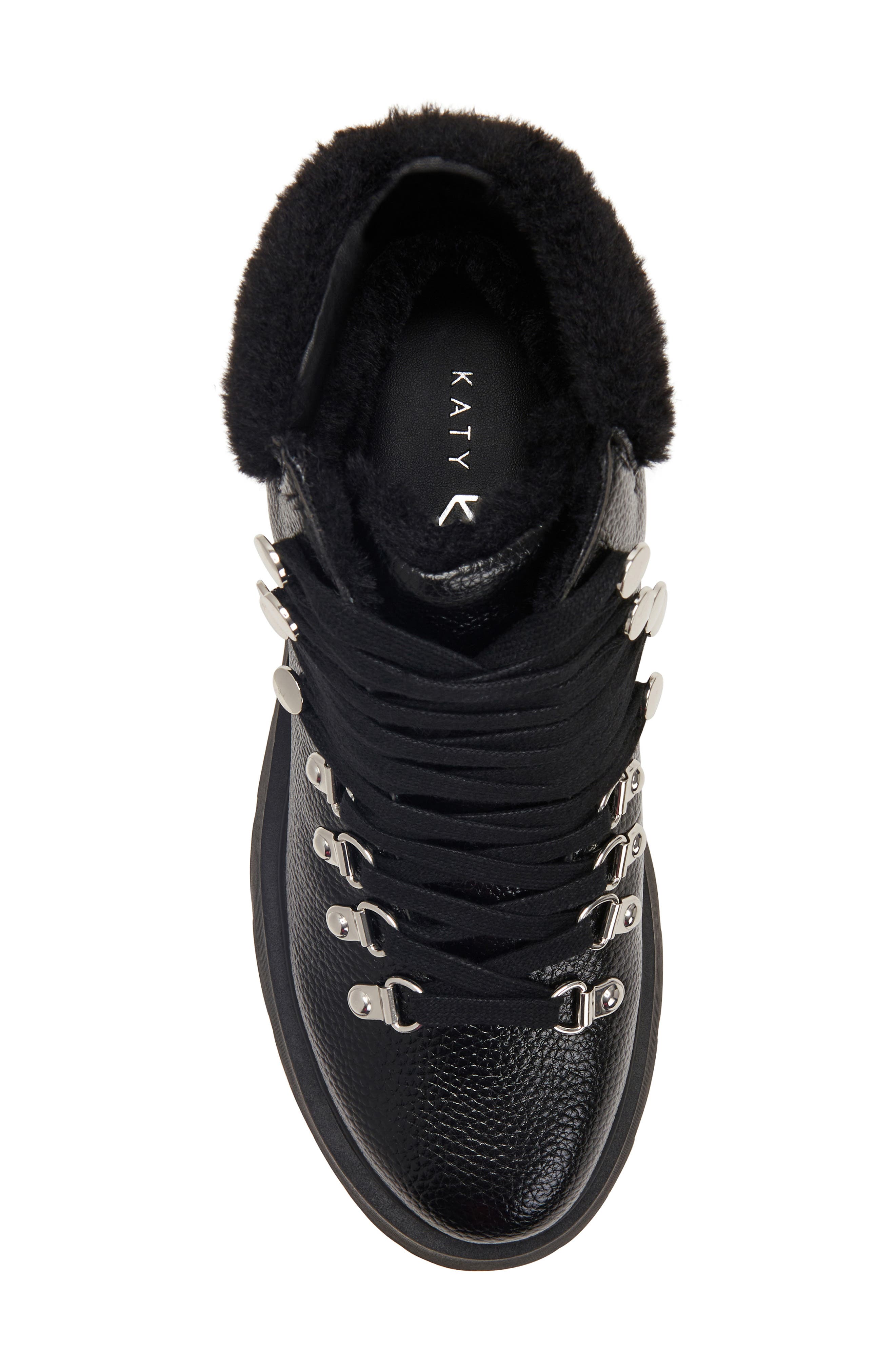 The Jenifer Combat Bootie, Alternate, color, BLACK