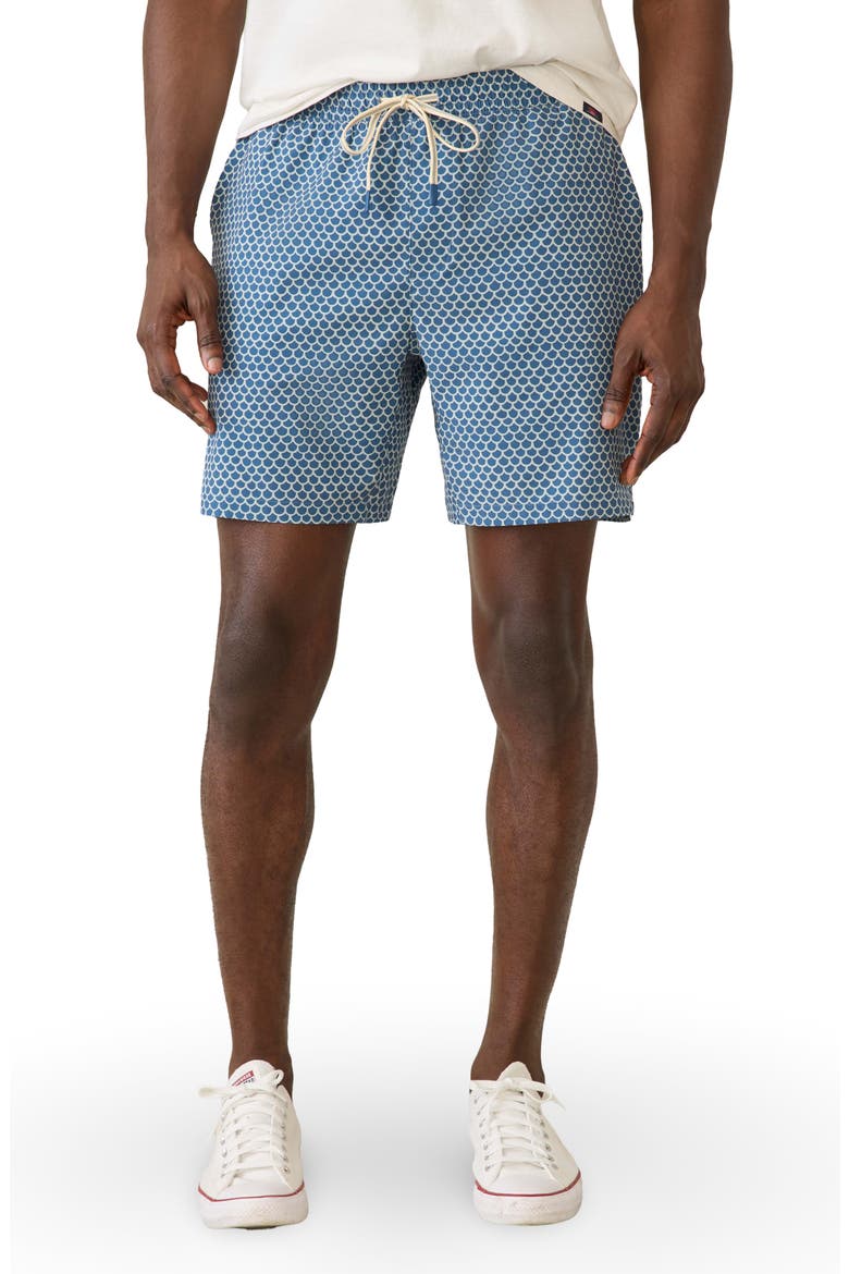 Shorelite 7-Inch Performance Swim Trunks, Main, color, FISH SCALE