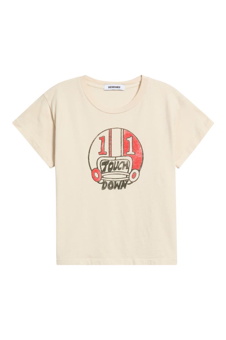 Touchdown Solo Graphic T-Shirt, Alternate, color, DIRTY WHITE