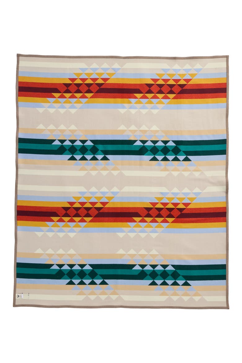 Artist Collection Unnapped Wool & Cotton Blanket, Alternate, color, MIDDLE WATERS