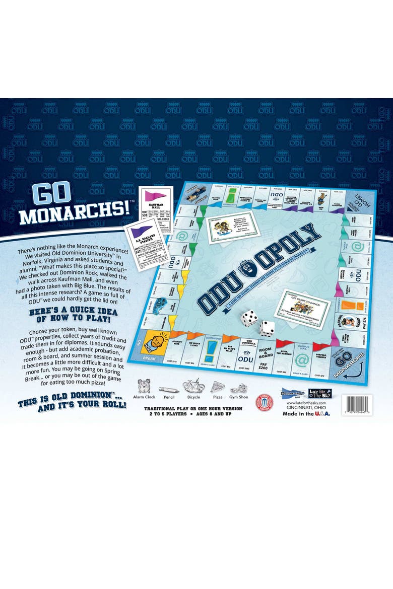 Odu Opoly Board Game, Alternate, color, Multicolored