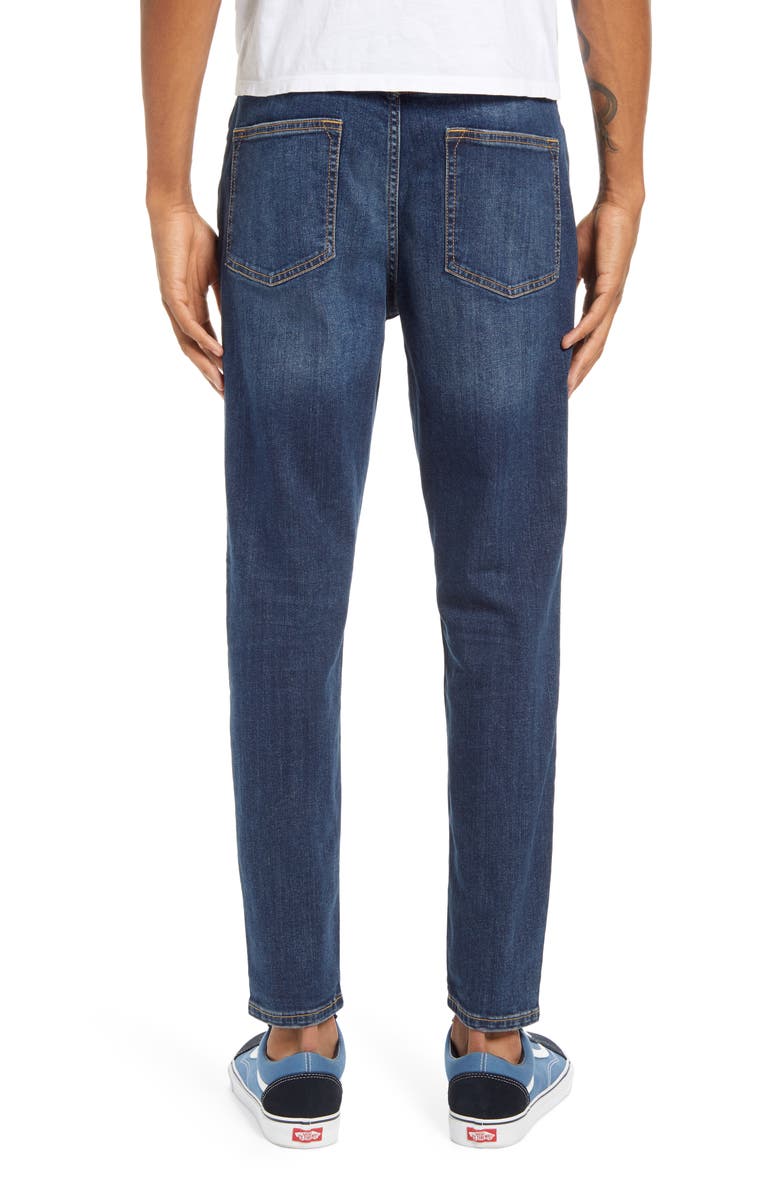 Topman Carrot Tapered Jeans, Alternate, color, 