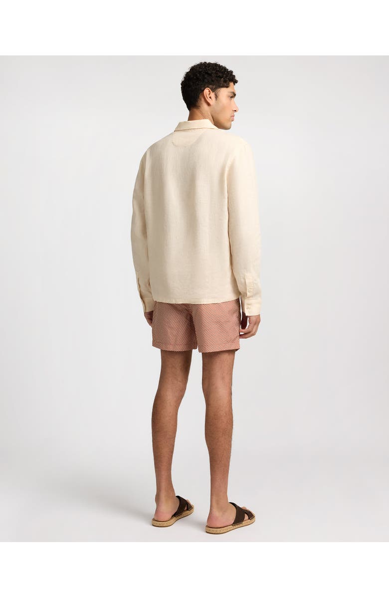 Onia Calder Buckle 5" Swim Trunk, Alternate, color, Picante Multi