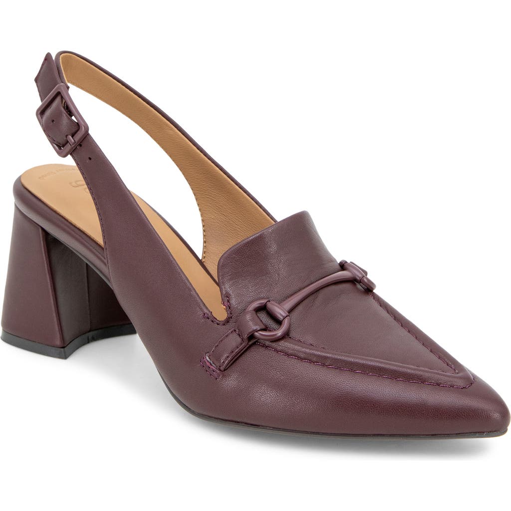 Gentle Souls Dawson Slingback Pump In Burgundy