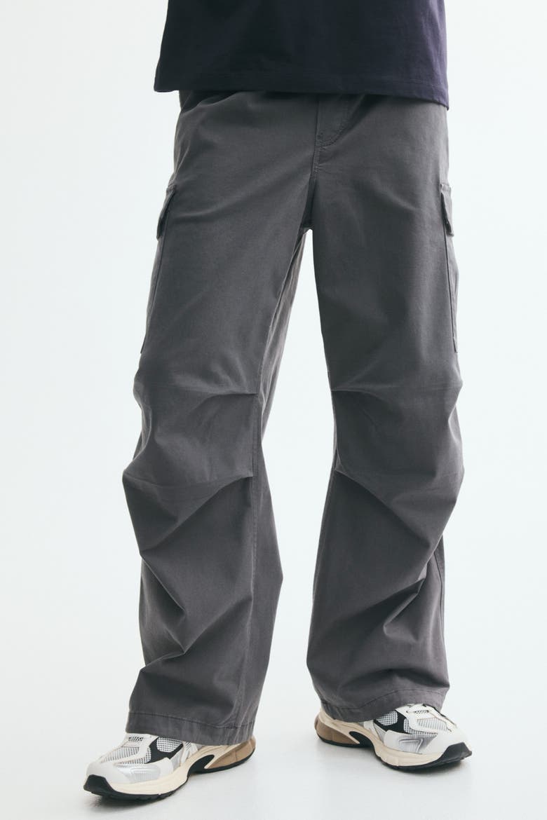 Loose-fit Cargo Pants, Alternate, color, Dark gray