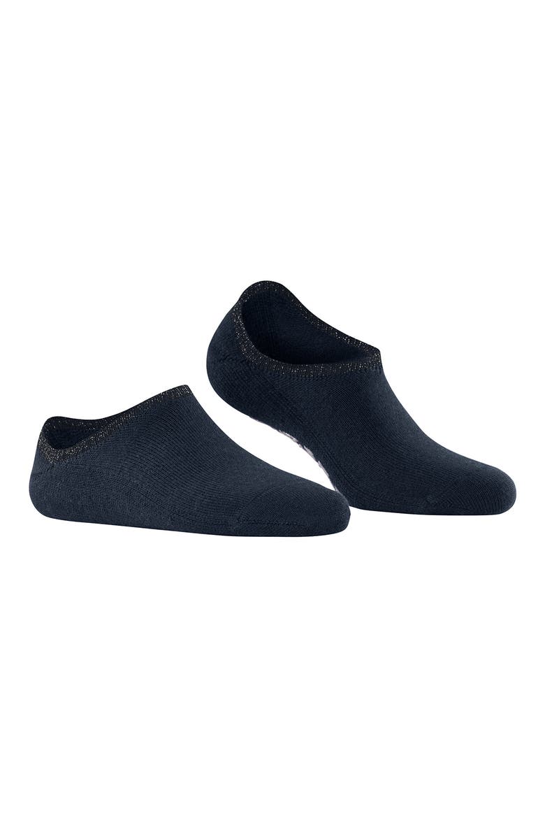 Cozy Ballerina Gripper Socks, Main, color, MARINE