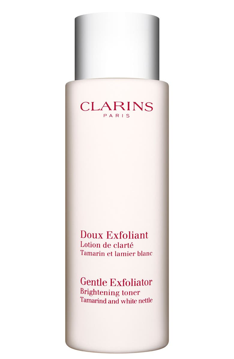 Clarins Gentle Exfoliator Brightening Toner, Main, color, 