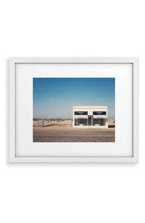 Irony in West Texas Framed Art Print