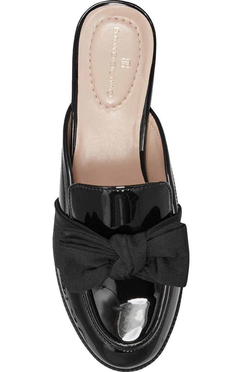 Bandolino Leilani Bow Mule, Alternate, color, Black