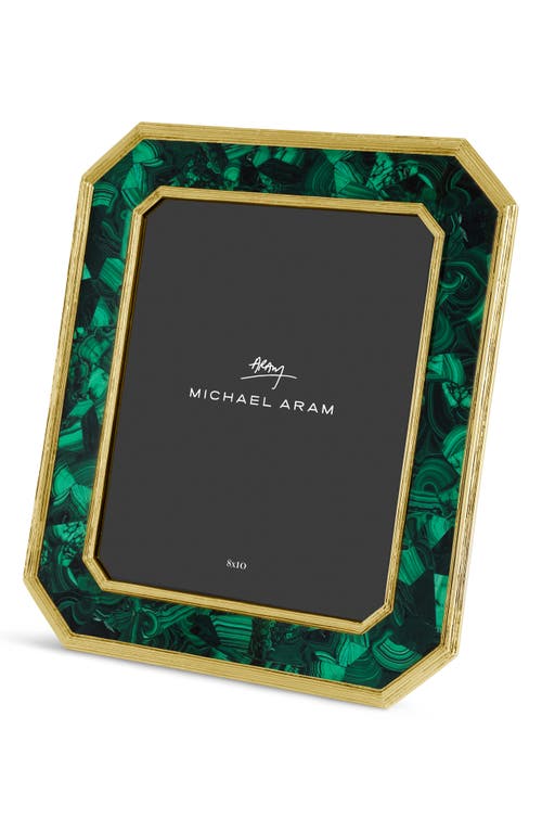 Michael Aram Malachite Geometric Picture Frame In Green
