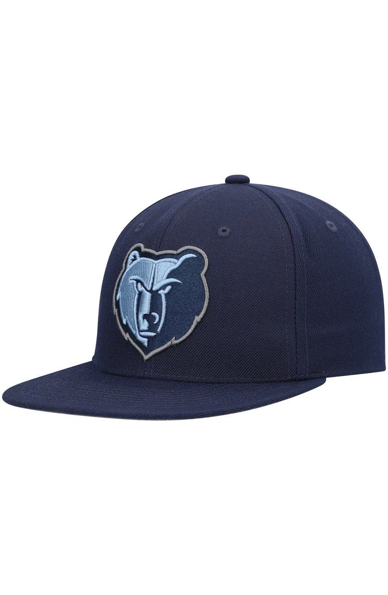 Mitchell & Ness Men's Mitchell & Ness Navy Memphis Grizzlies Ground 2.0 Snapback Hat, Main, color, Navy