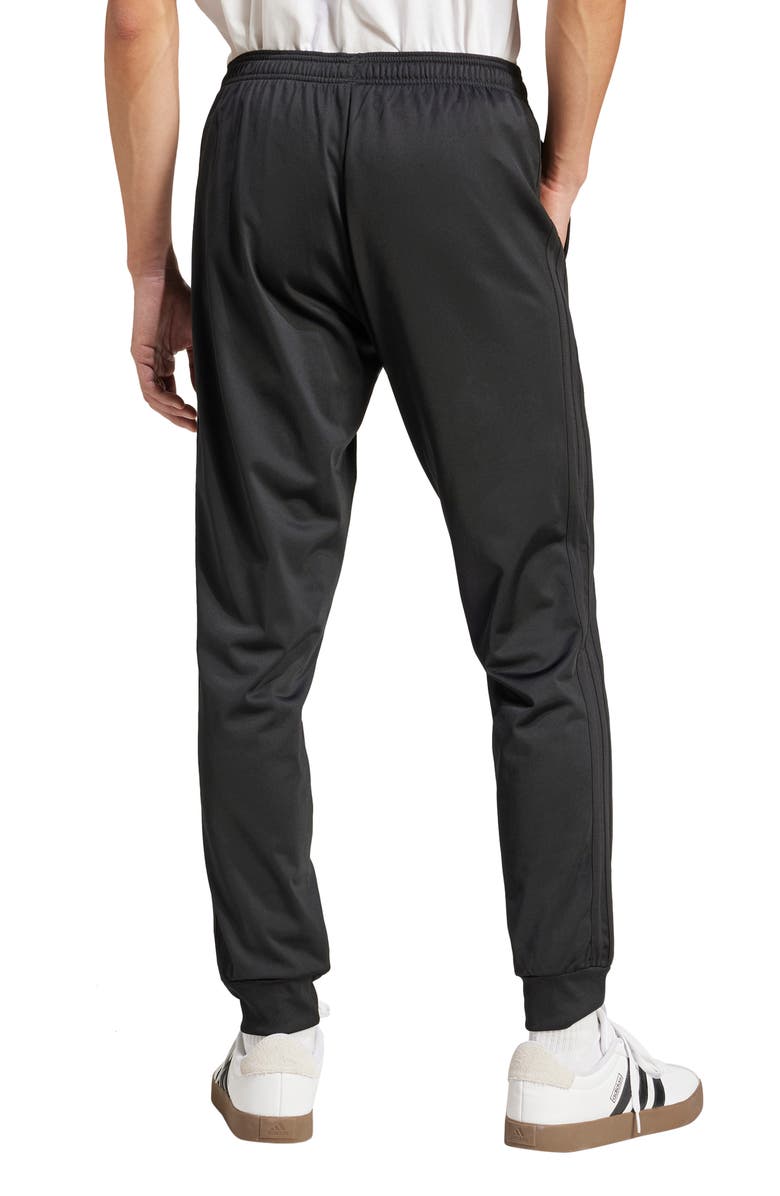 adidas 3-Stripes Tricot Joggers, Alternate, color, Black/ Black