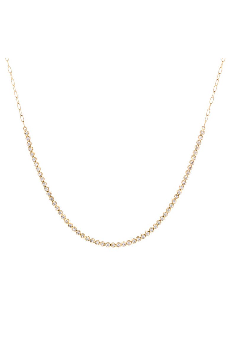 Cupcake Set Diamond Tennis Choker 14K, Main, color, 14K Gold - 2 Carat