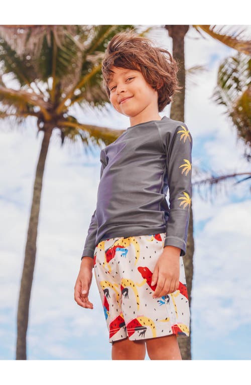 Tea Collection Mid-length Swim Trunks 2.0 In Iguana A Go-go