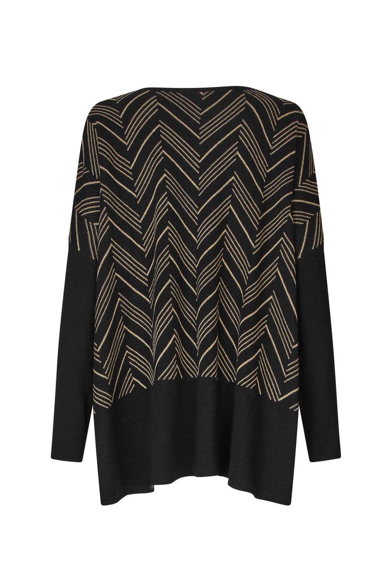 MaFeluca Long Sleeve Loose Fit Jumper, Alternate, color, Black