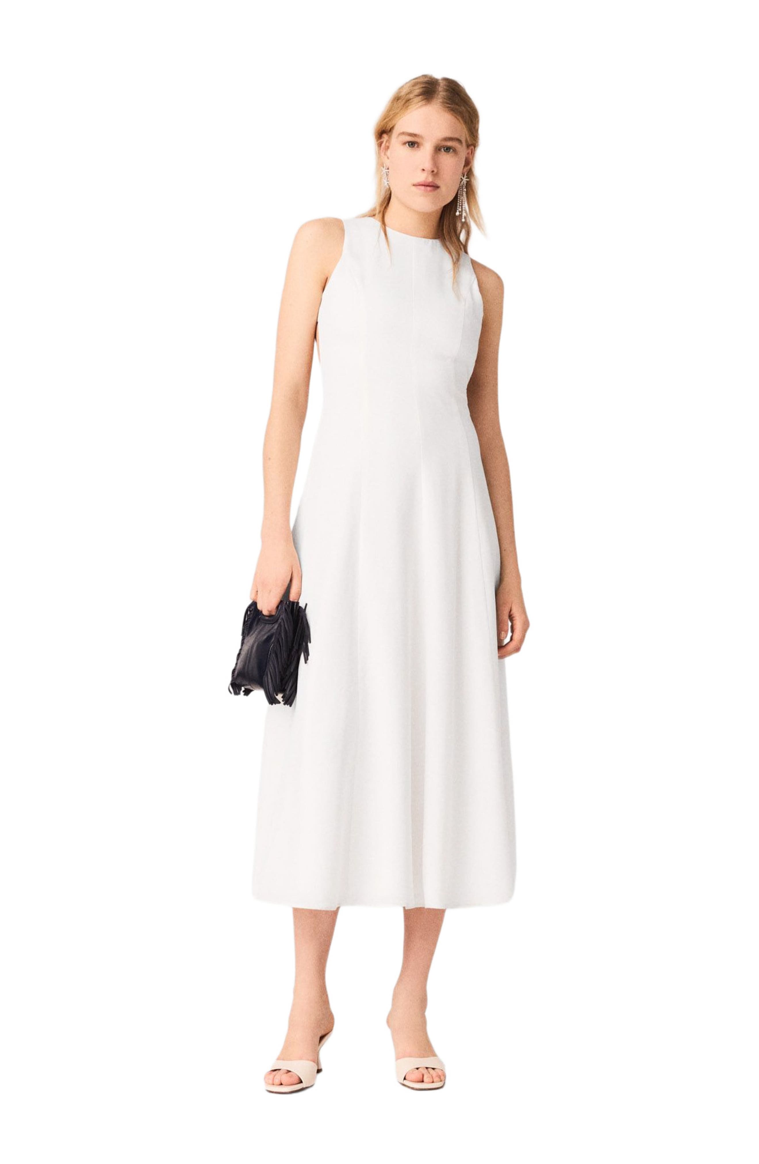 Backless midi dress