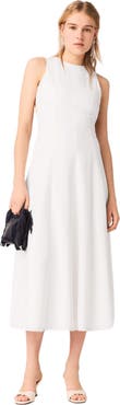 maje Backless midi dress