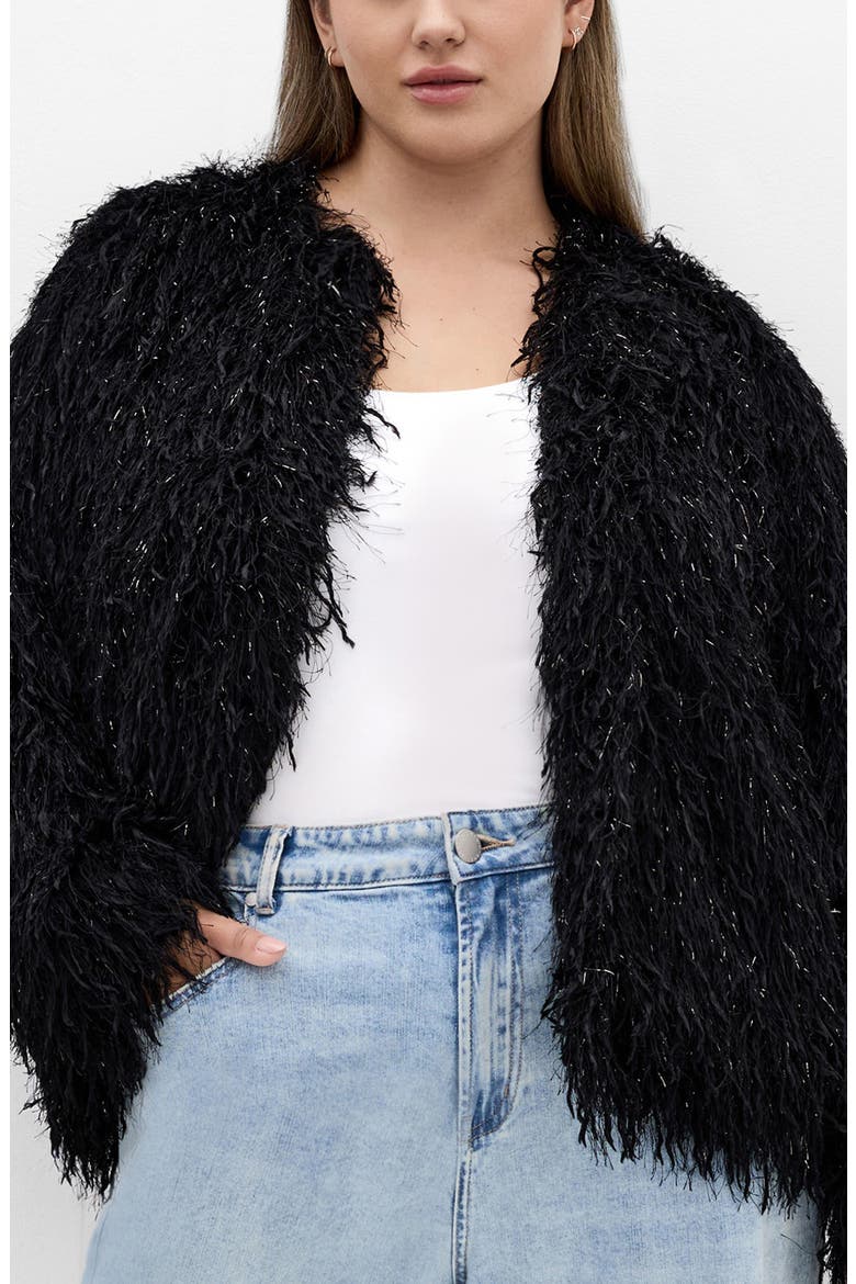 Sparkle Queen Jacket, Main, color, BLACK