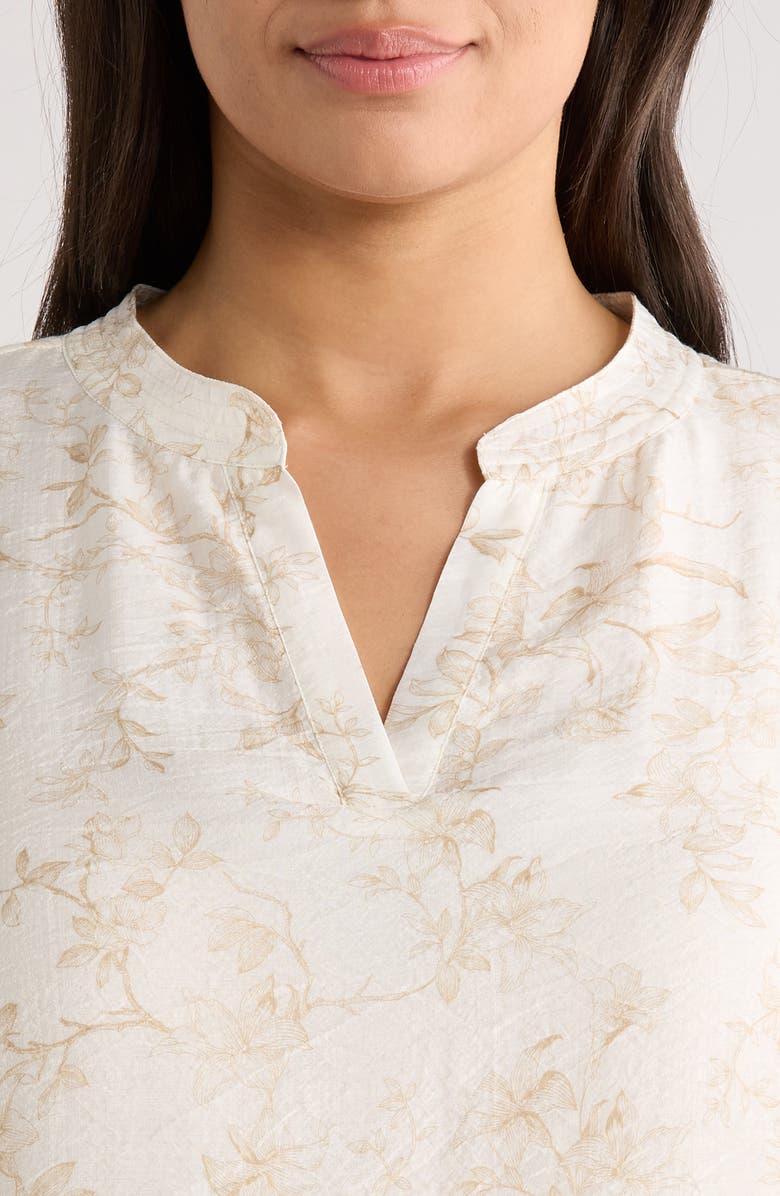 Vince Camuto Puff Sleeve Top, Alternate, color, Camel