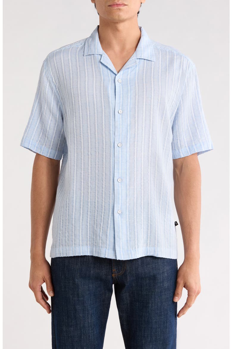 Yarn Dyed Lightweight Shirt, Main, color, SKY BLUE