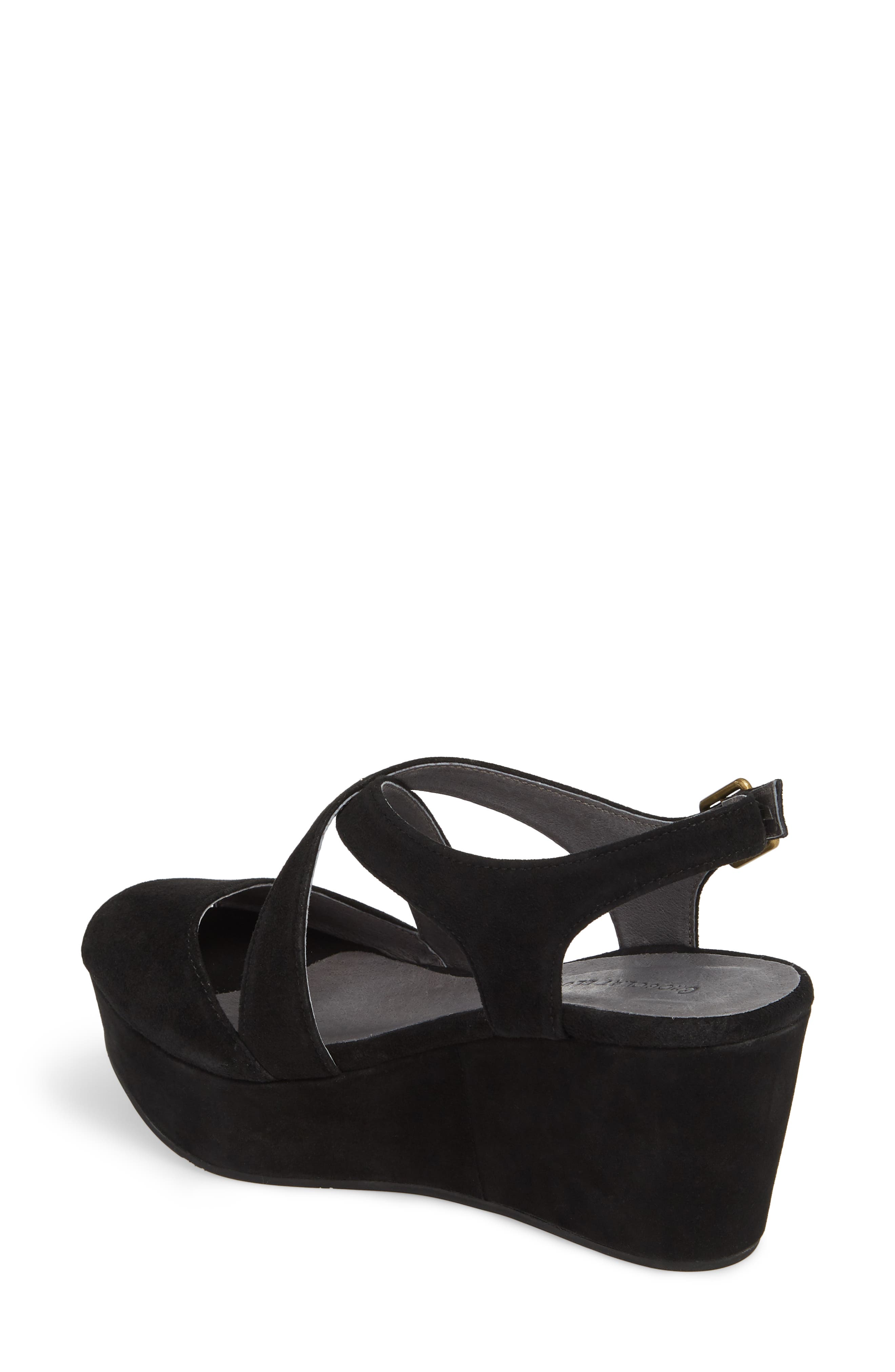 Chocolat Blu Winnie Wedge Sandal, Alternate, color, 