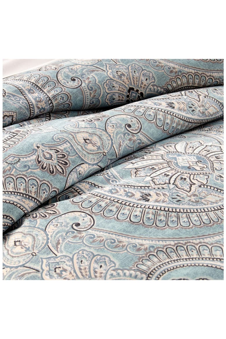 Pure Melody Printed Comforter Set, Alternate, color, AQUA
