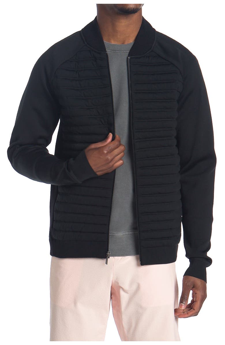 adidas Adipure Quilted Hybrid Golf Jacket, Main, color, 