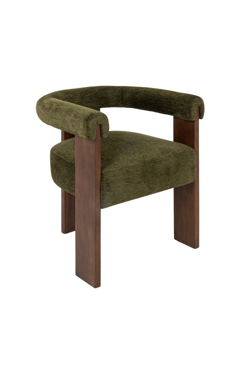 Olive Grove Barrel Back Accent Chair, Main, color, Green