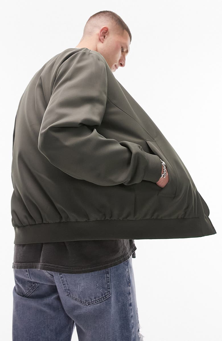 Topman Bomber Jacket, Alternate, color, 