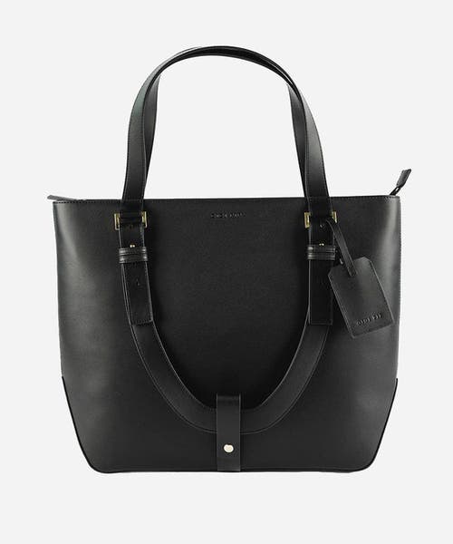 Gigi Pip Hayes Hat Carrying Tote In Black