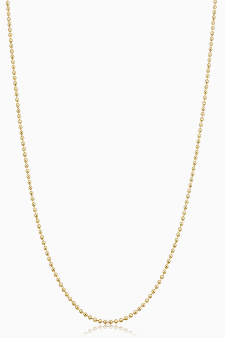 14K Gold Have A Ball Chain Necklace, Main, color, Yellow Gold