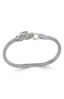 EFFY Pavé Diamond Tulang Naga Chain Bracelet
