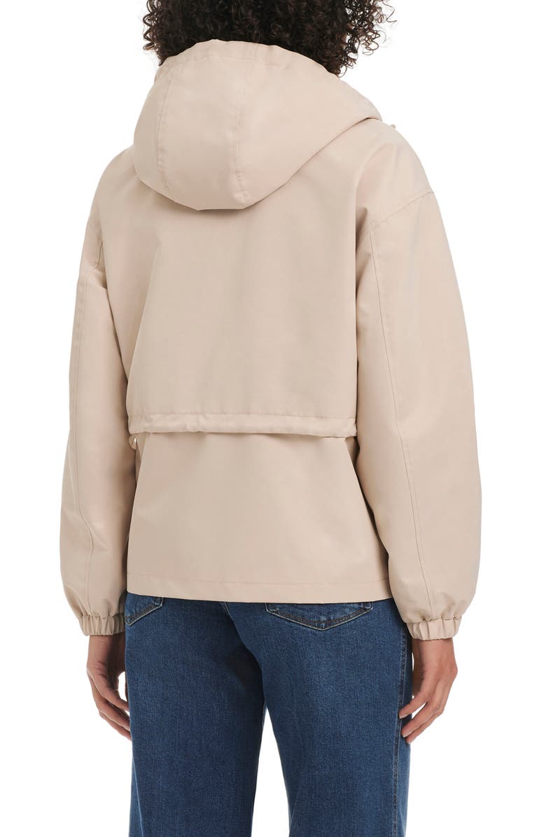 Kate Spade New York crop hooded jacket, Alternate, color, Fired Clay