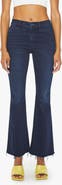 MOTHER Fray Hem Bootcut Jeans