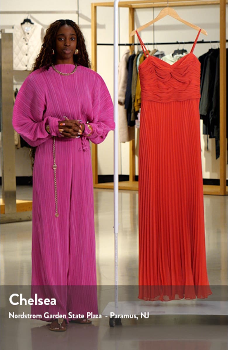 Ruched & Pleated Gown, sales video thumbnail