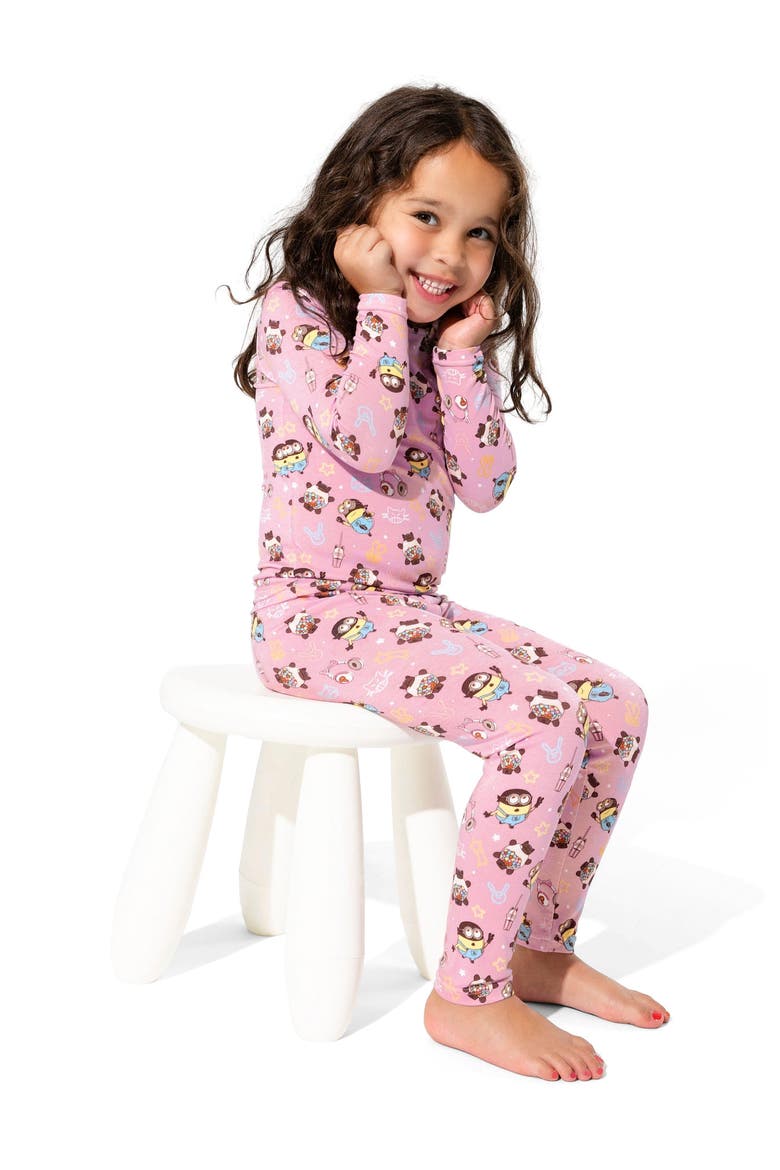 Kids' Minions Popping Set of 2 Piece Pajamas, Alternate, color, Minions Popping