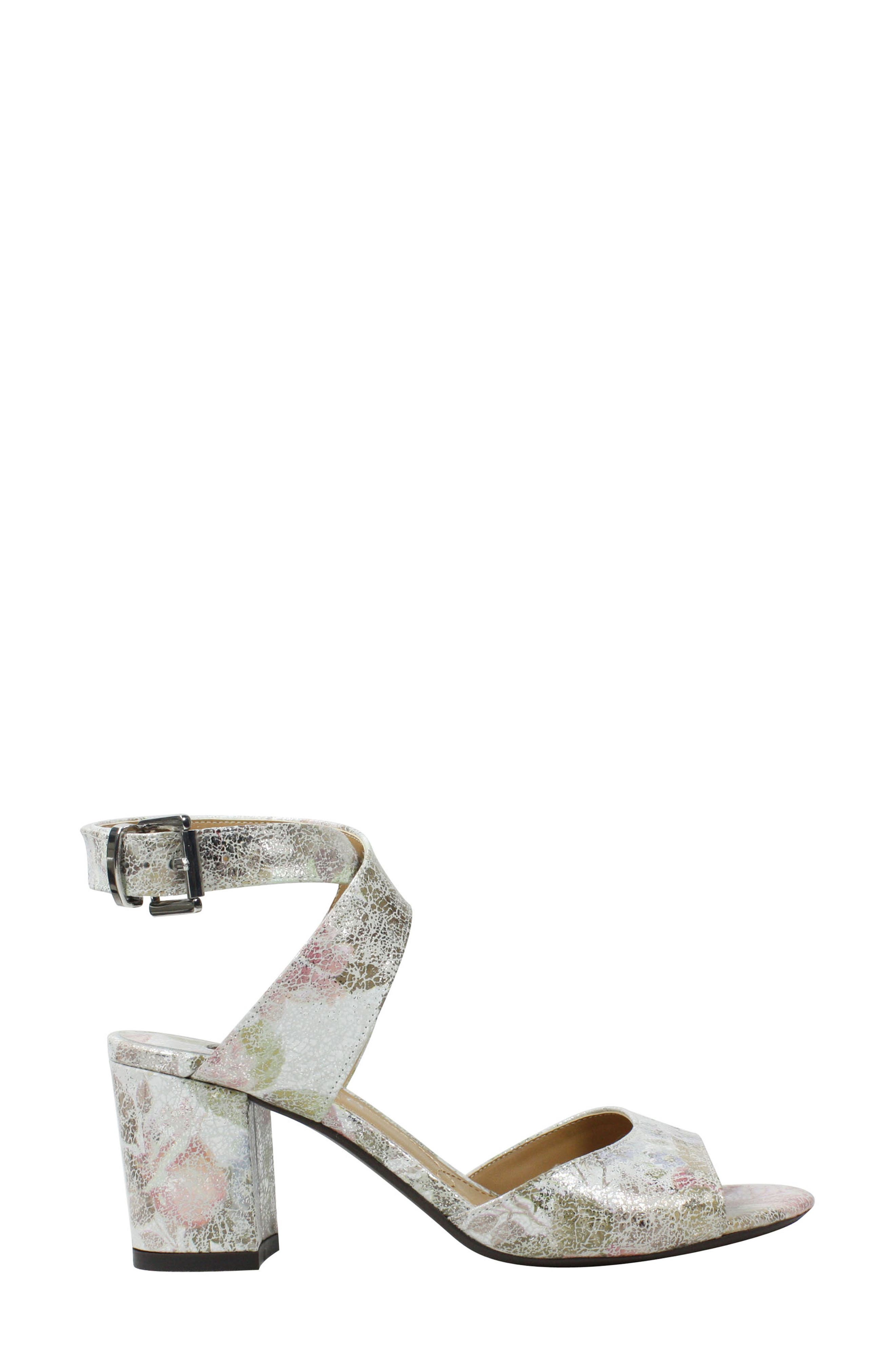 Drizella Ankle Strap Sandal, Alternate, color, PASTEL MULTI LEATHER