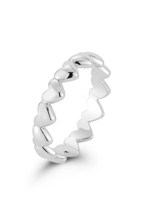 Gold Plated Heart Band Ring
