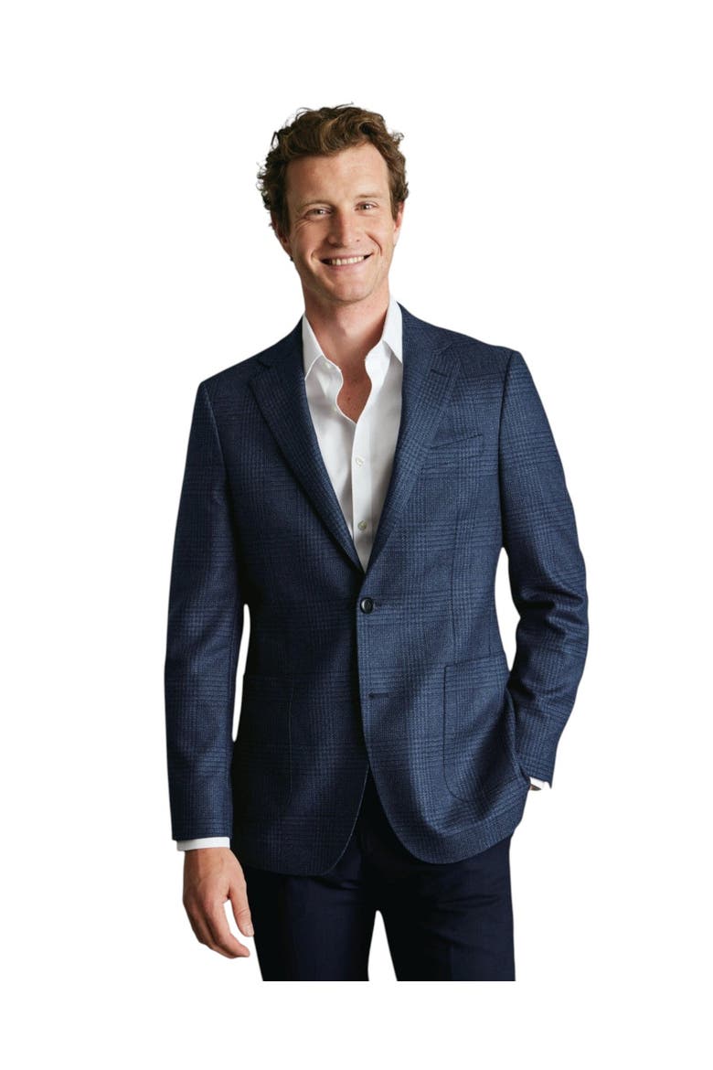 Wool Silk Jacket, Main, color, Ink Blue