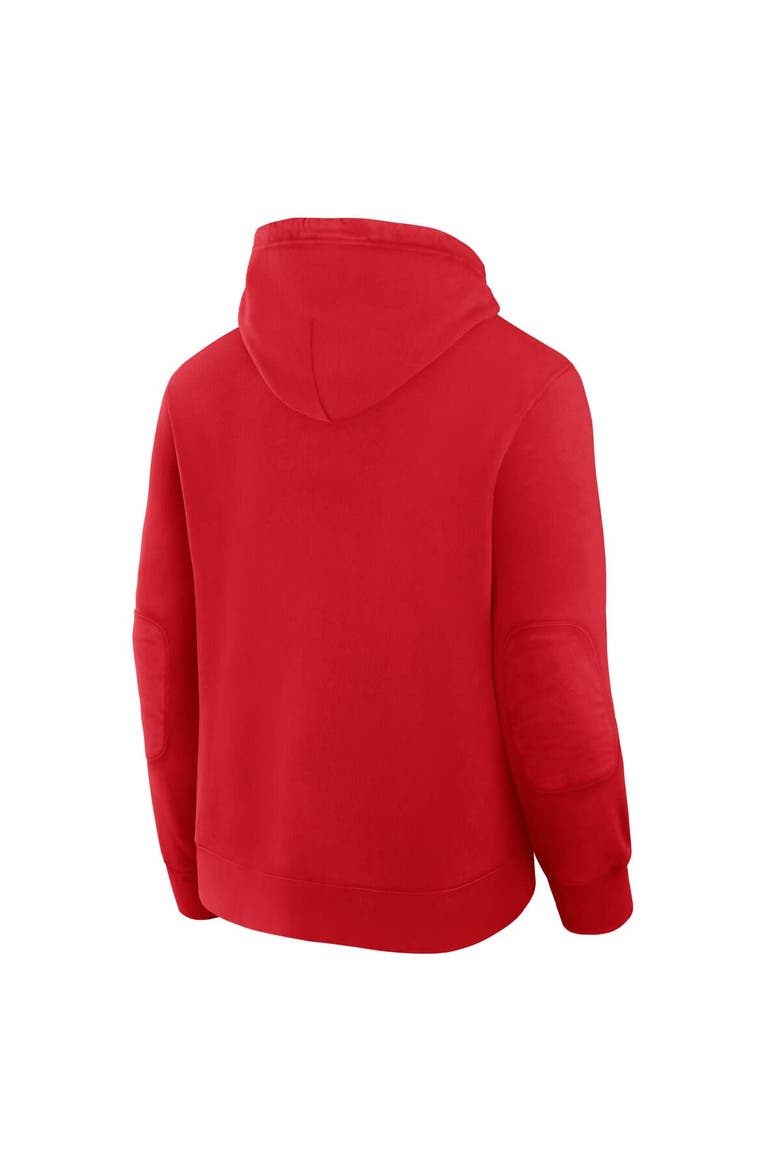 Men's Fanatics Red Detroit Red Wings Decades Collection Tradition Fleece Pullover Hoodie, Alternate, color, Red