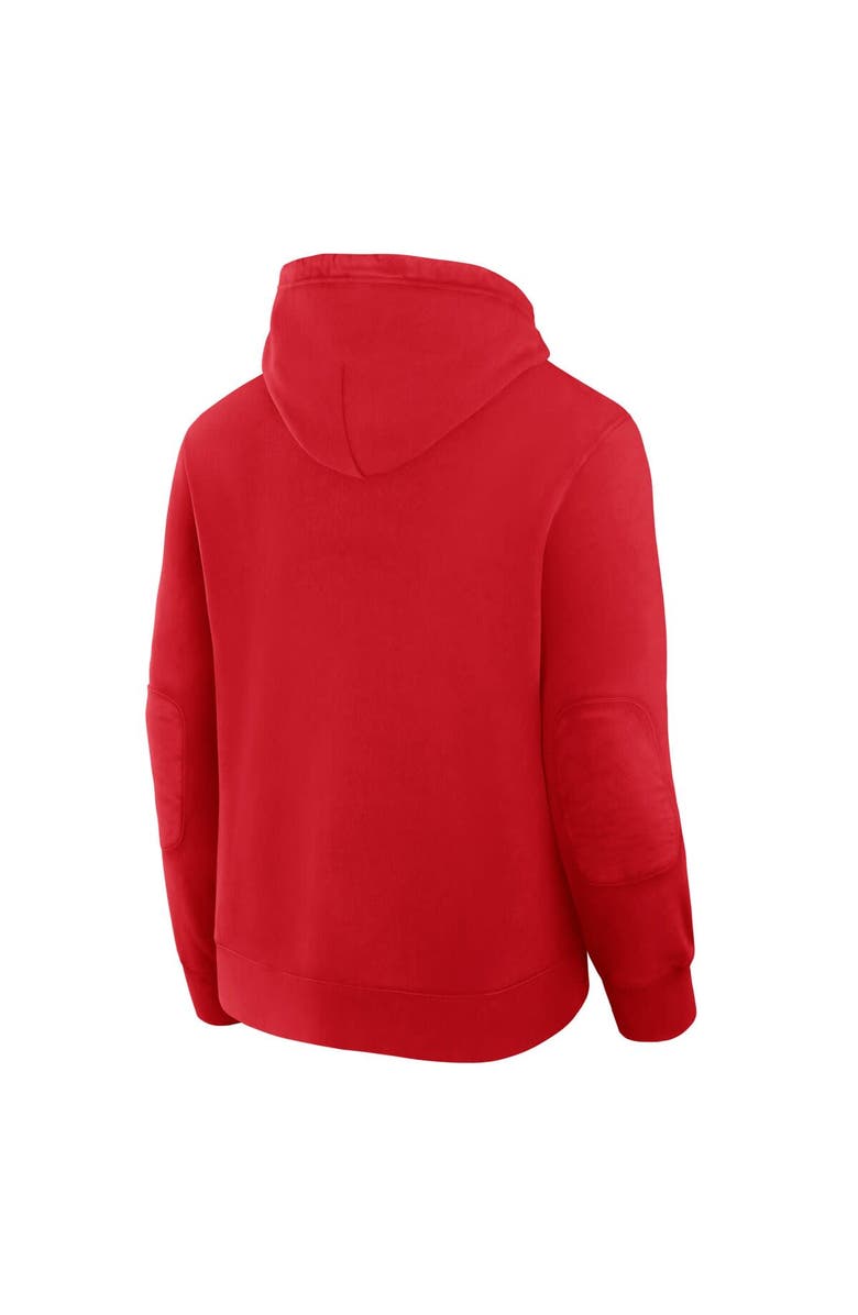 FANATICS Men's Fanatics Red Detroit Red Wings Decades Collection Tradition Fleece Pullover Hoodie, Alternate, color, Red