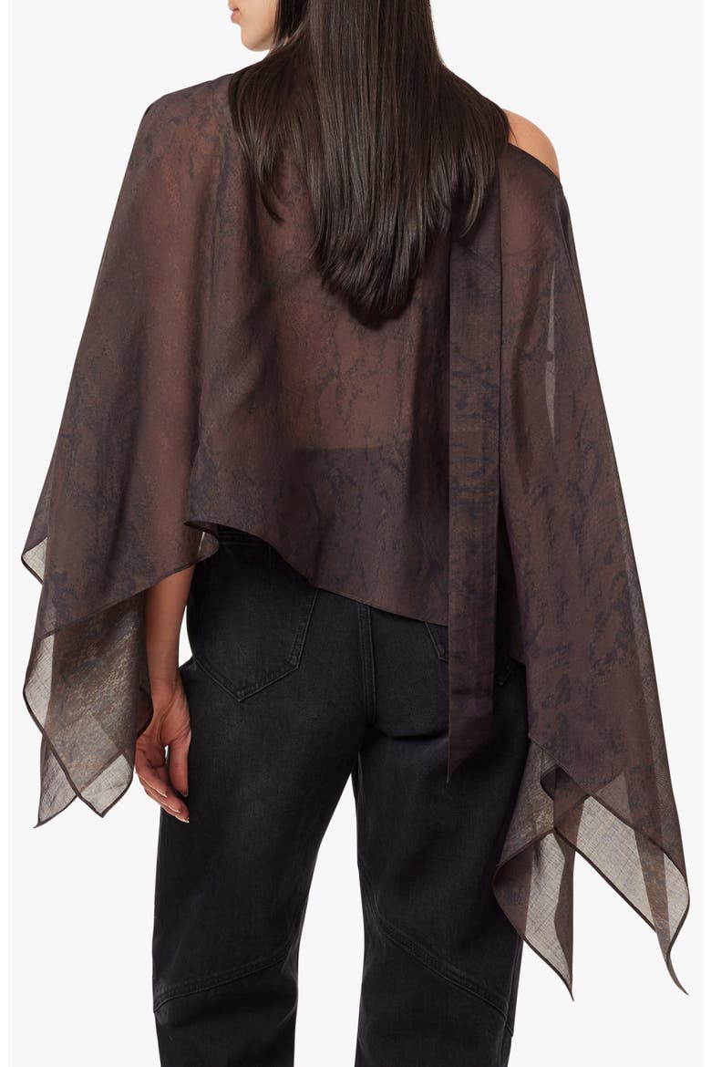 Snake Print Scarf Top, Alternate, color, SNAKE PRINT
