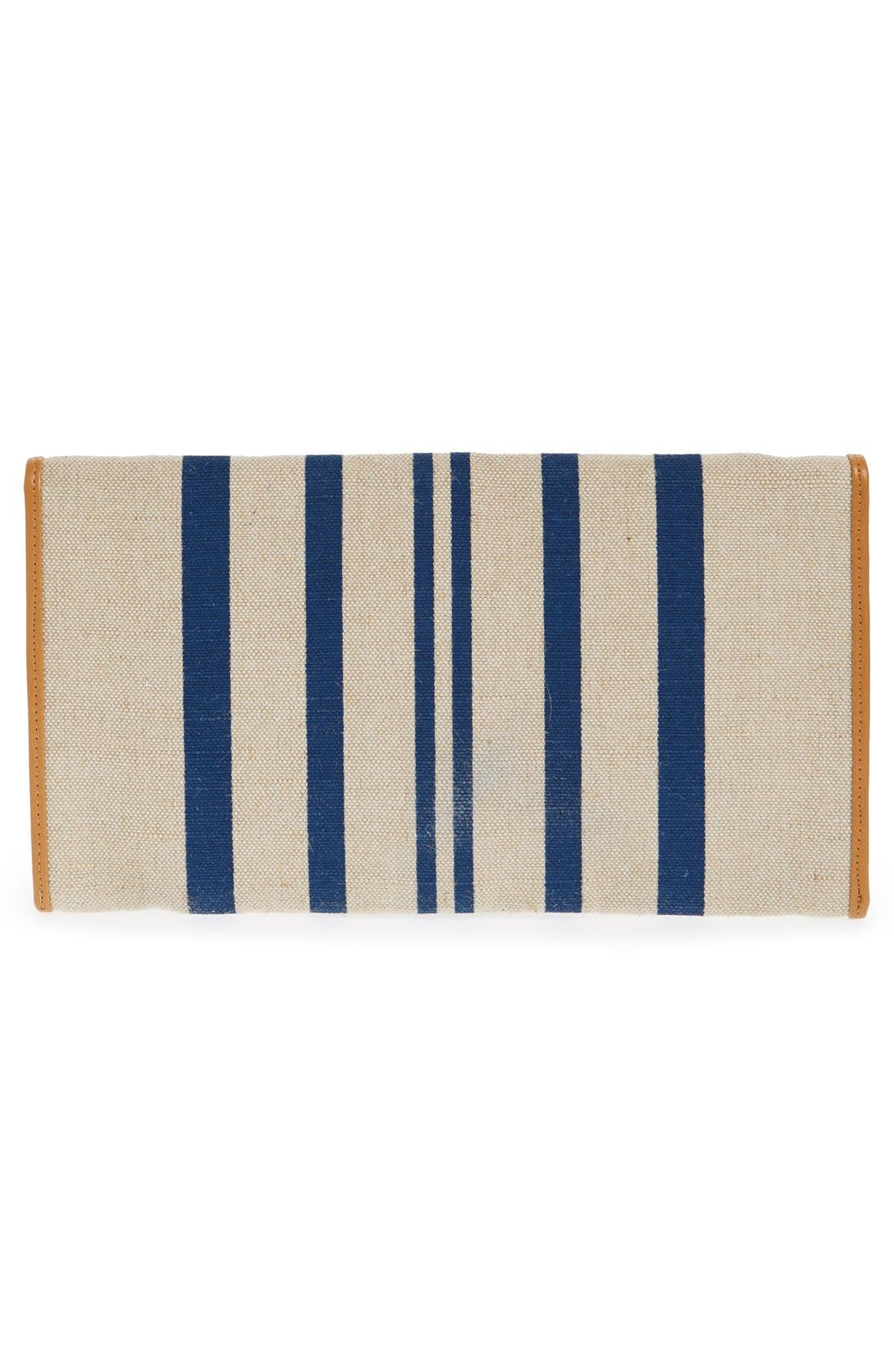 'Mistral' Clutch, Alternate, color, NAVY