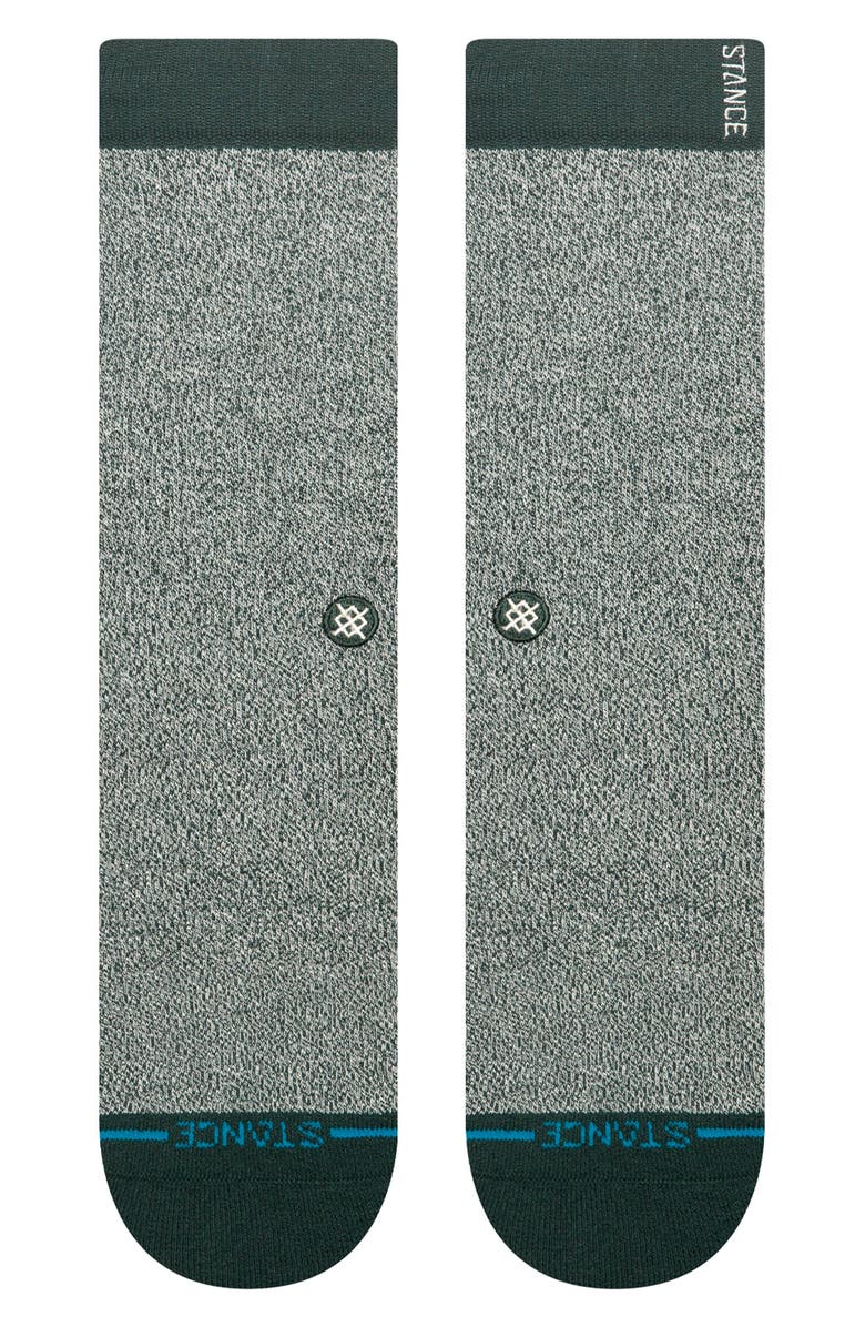 Stance Reset Crew Socks, Alternate, color, Pine