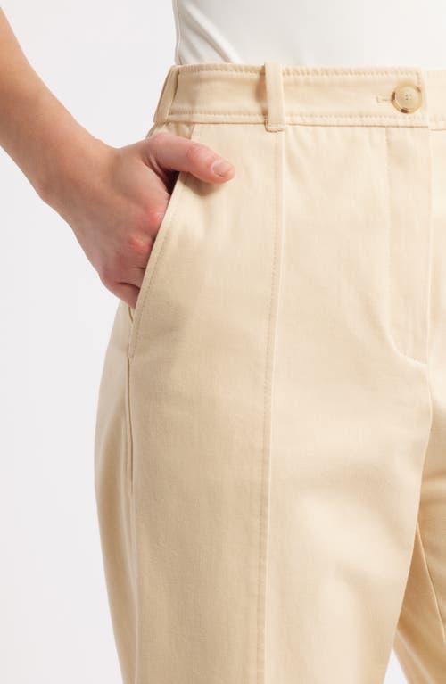 Hugo Boss Boss Tecarino Slim Fit Pants In Yellow