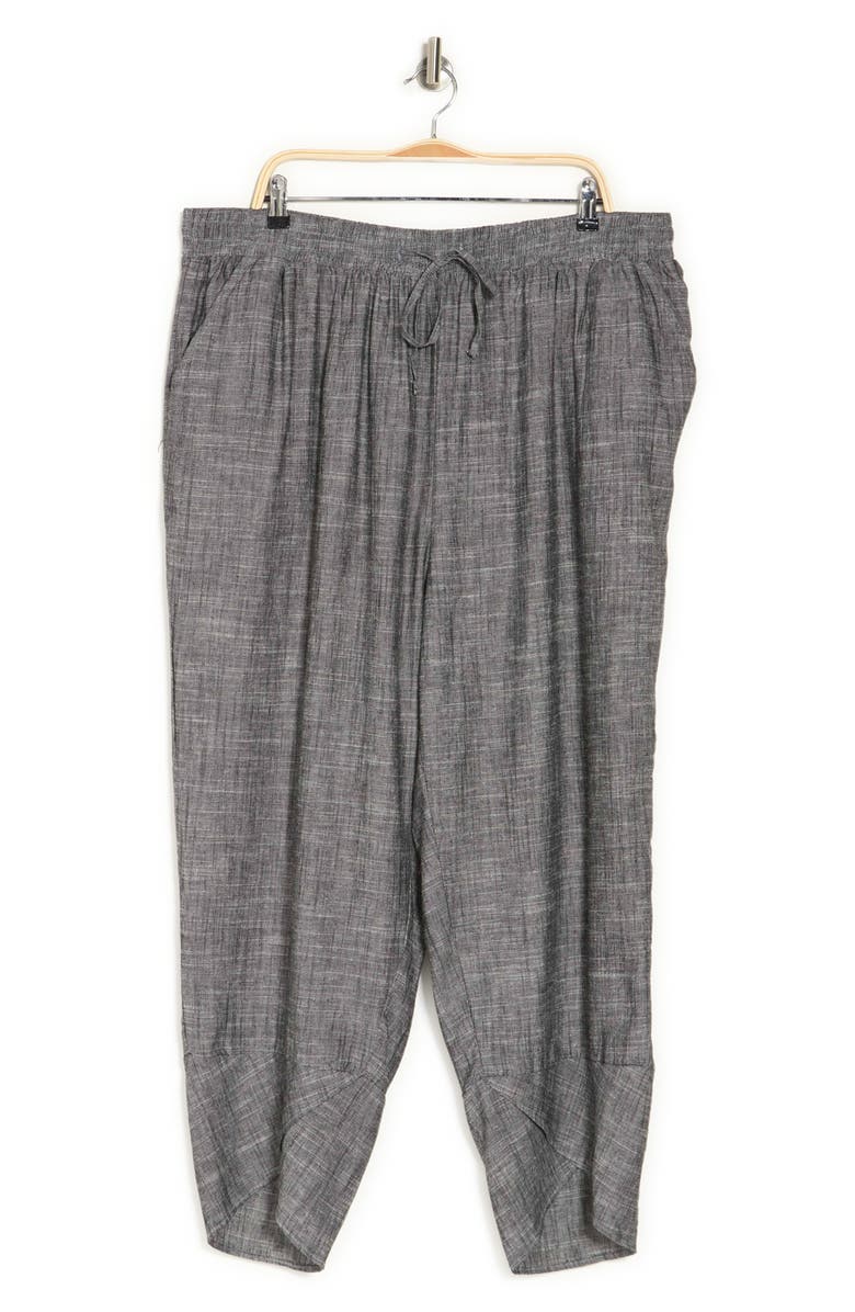 ROYALTY FOR ME Tulip Hem Linen Jogger Pants, Alternate, color,