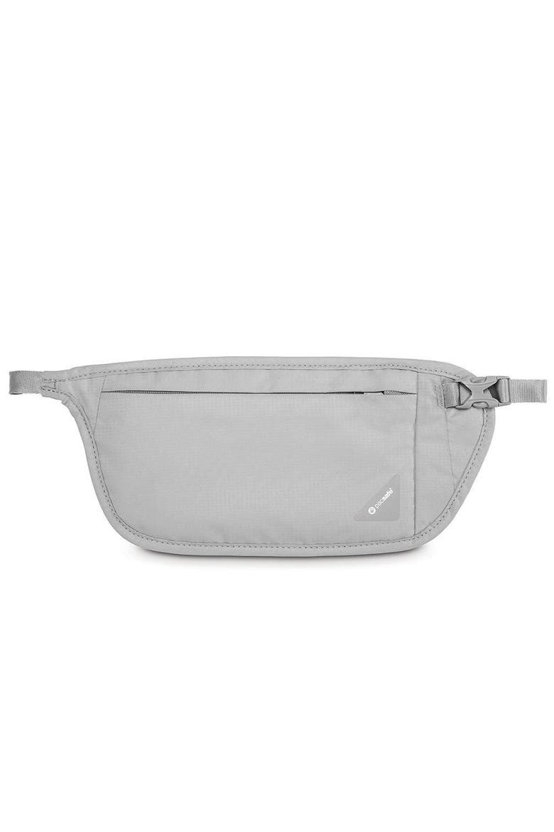 Coversafe V100 RFID Blocking Waist Wallet Neutral Grey, Main, color, Neutral Grey