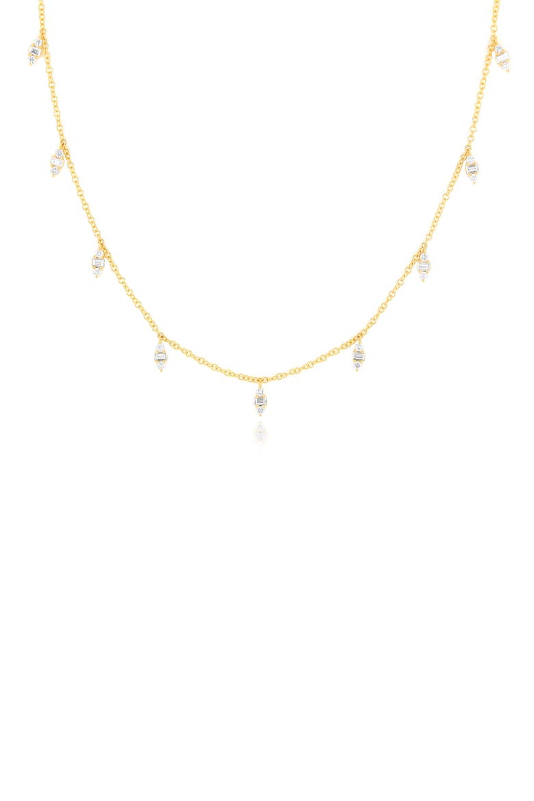 Diamond Mia Necklace, Main, color, 14K YELLOW GOLD